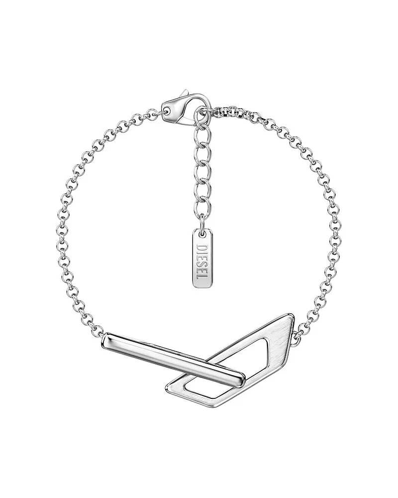 Diesel Armband D-Link Silber