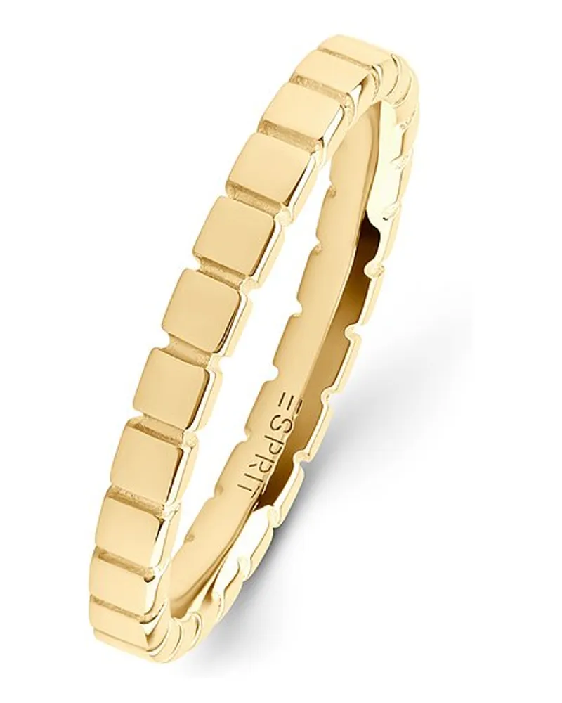 Esprit Damenring Linear Narrow Gelbgold