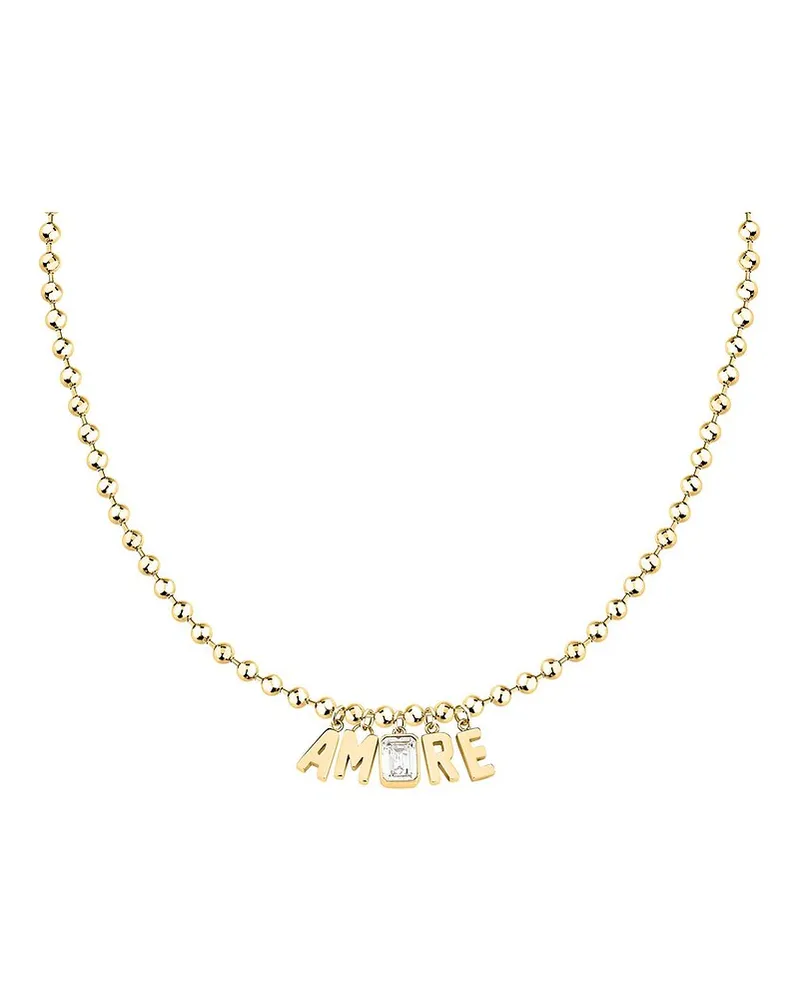 GCDS Kette Talking Jewels Gelbgold