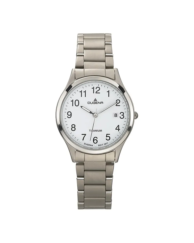 Dugena Herrenuhr Silber