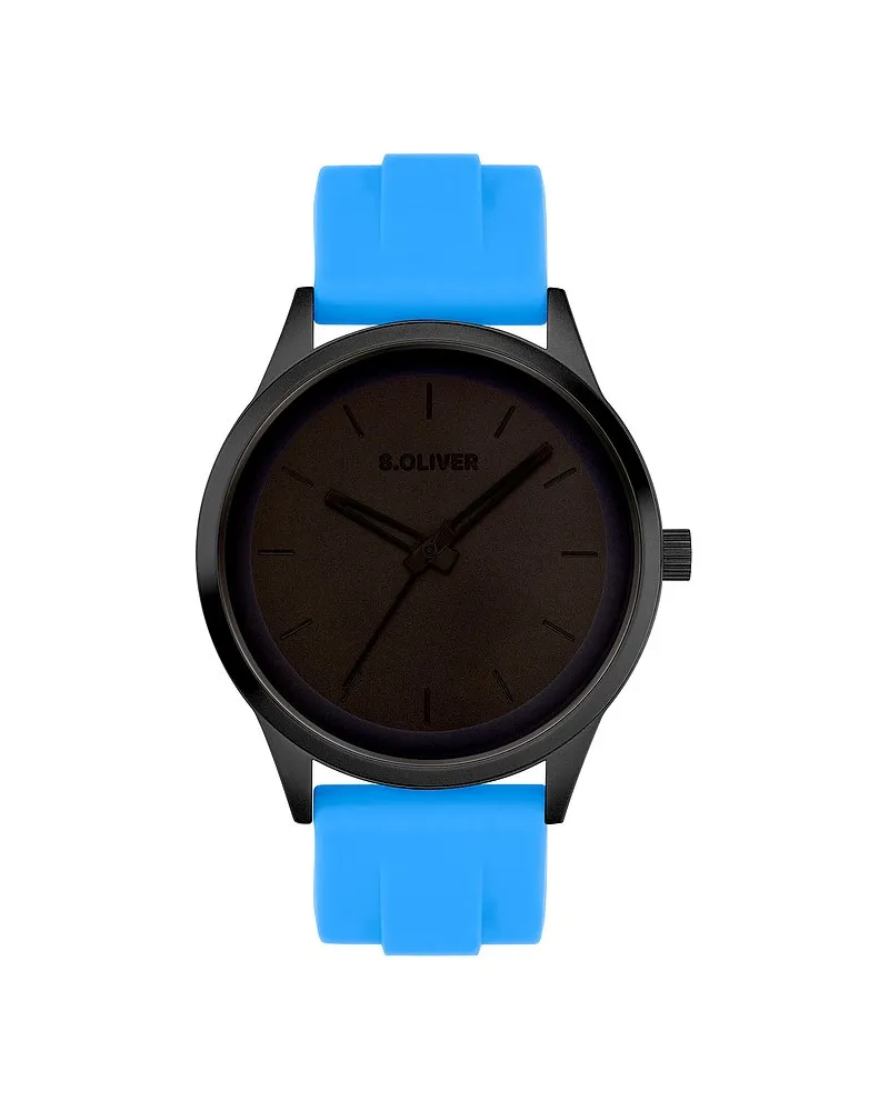 S.Oliver Herrenuhr Sportlich und Schick Schwarz