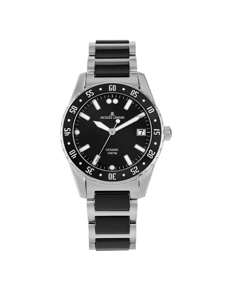 Jacques Lemans Damenuhr Sport Silber