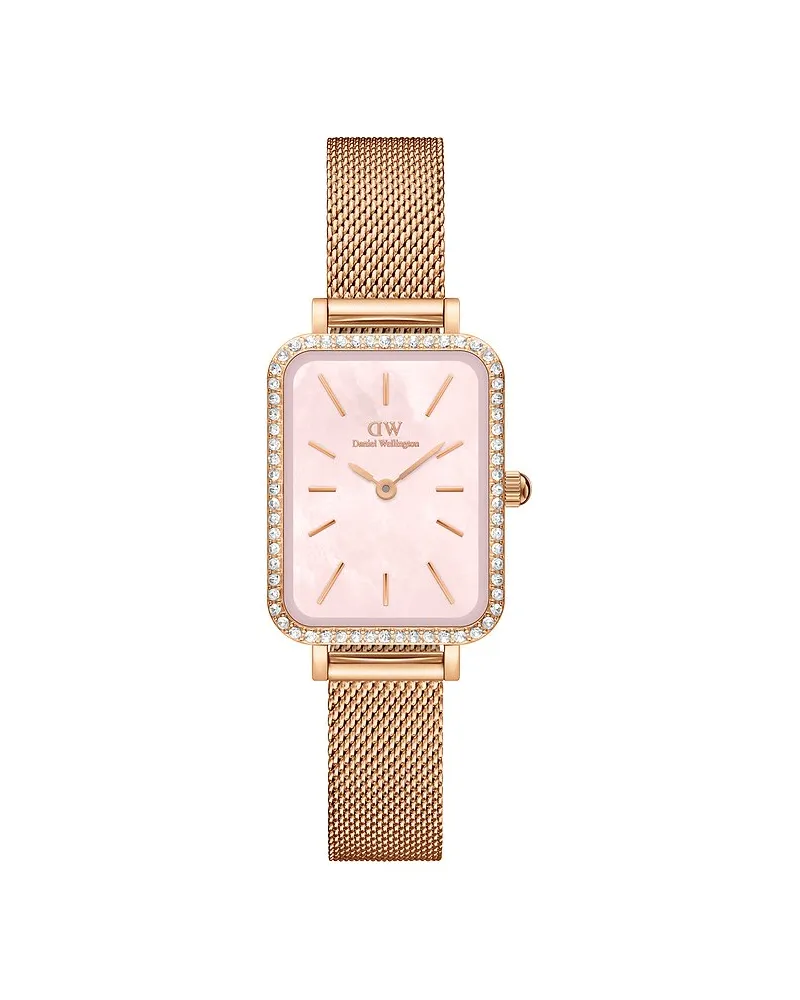 Daniel Wellington Damenuhr Quadro Roségold