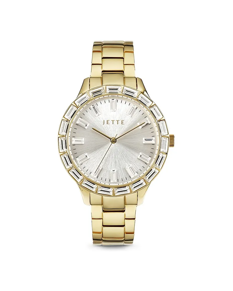 JETTE Damenuhr GLITTER Gelbgold
