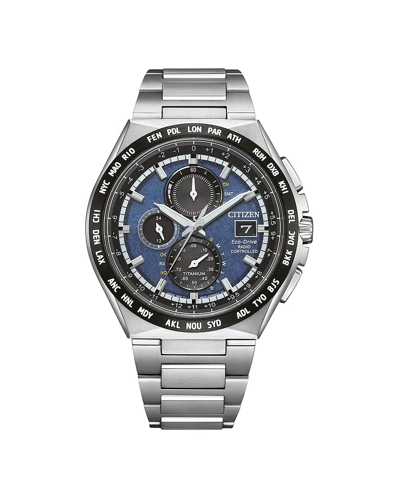 Citizen Chronograph Super Titanium Eco-Drive Silber