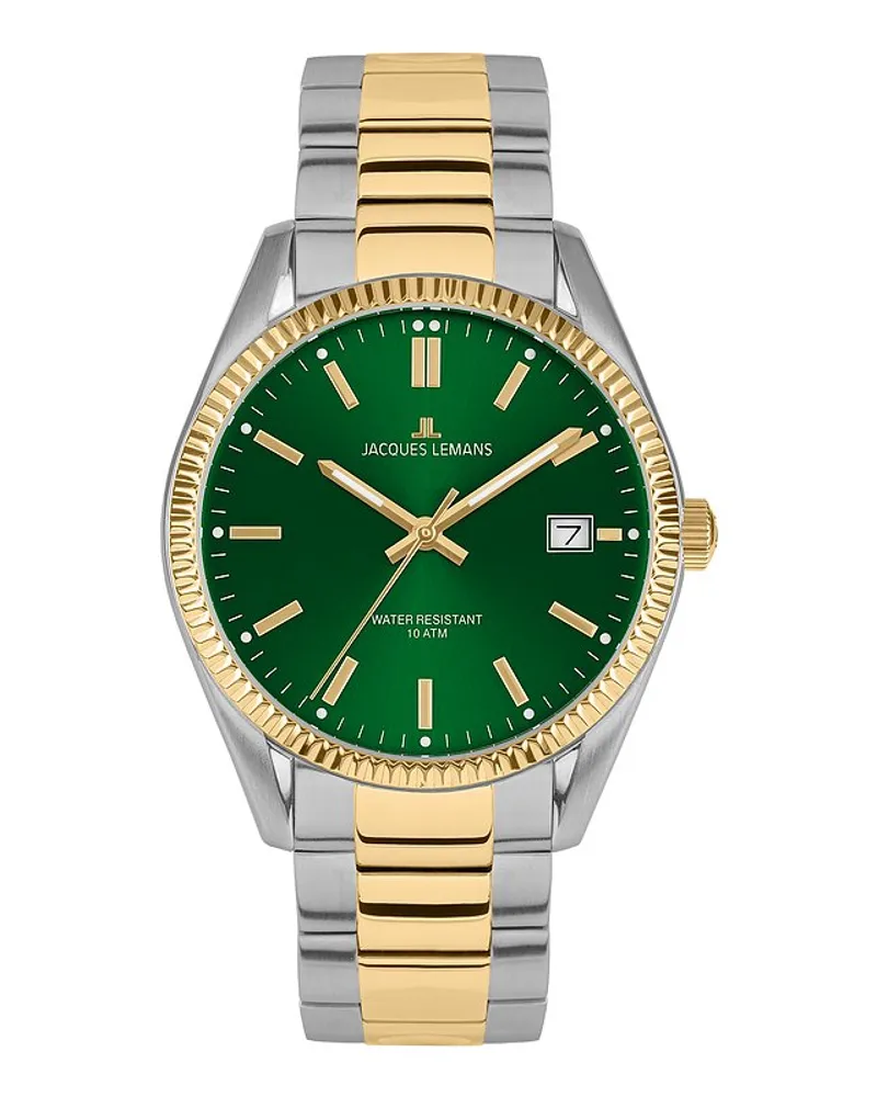 Jacques Lemans Herrenuhr Derby Silber