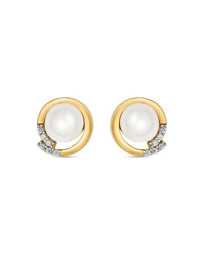 VALERIA Ohrstecker Gelbgold