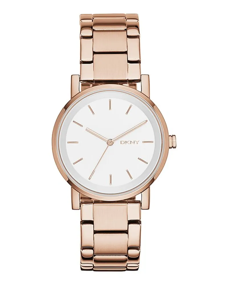 DKNY Damenuhr Roségold