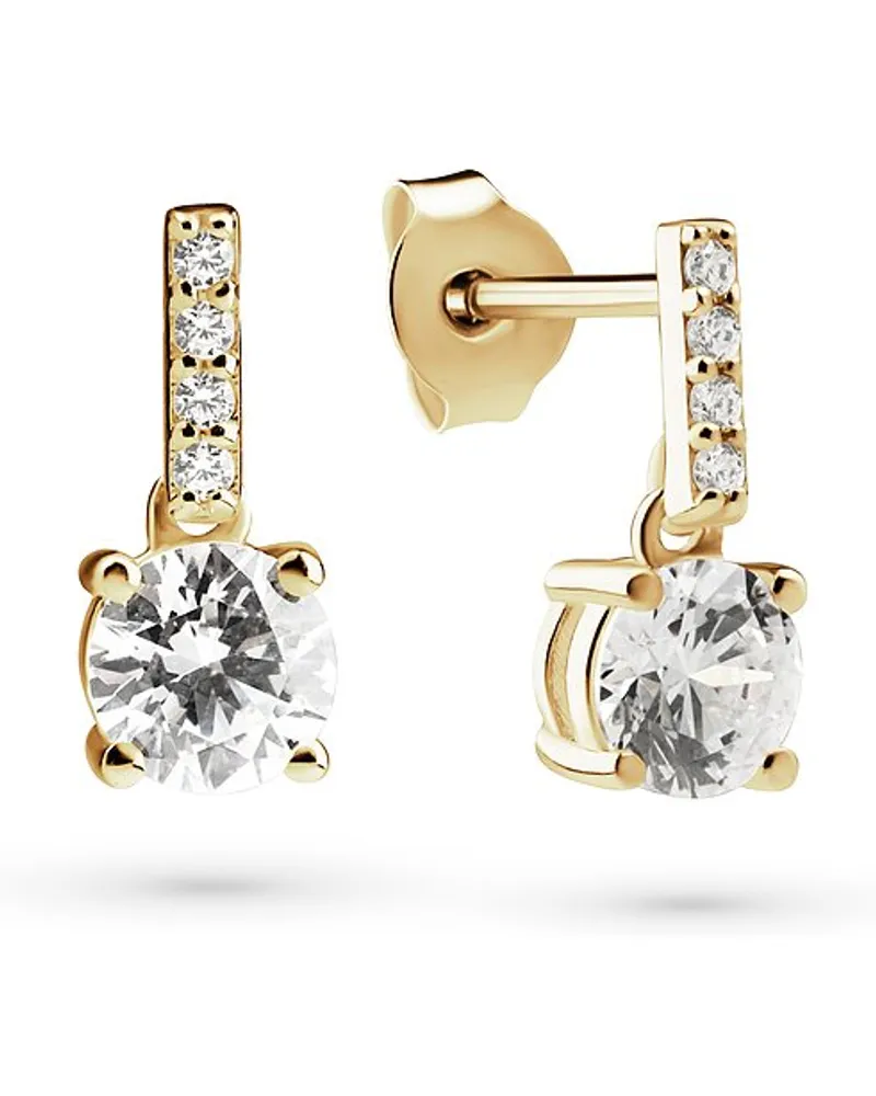 FAVS. Ohrstecker Gelbgold