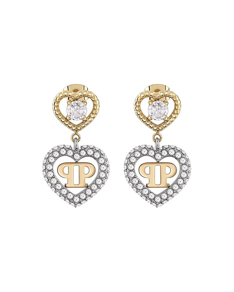 Philipp Plein Ohrstecker Gelbgold