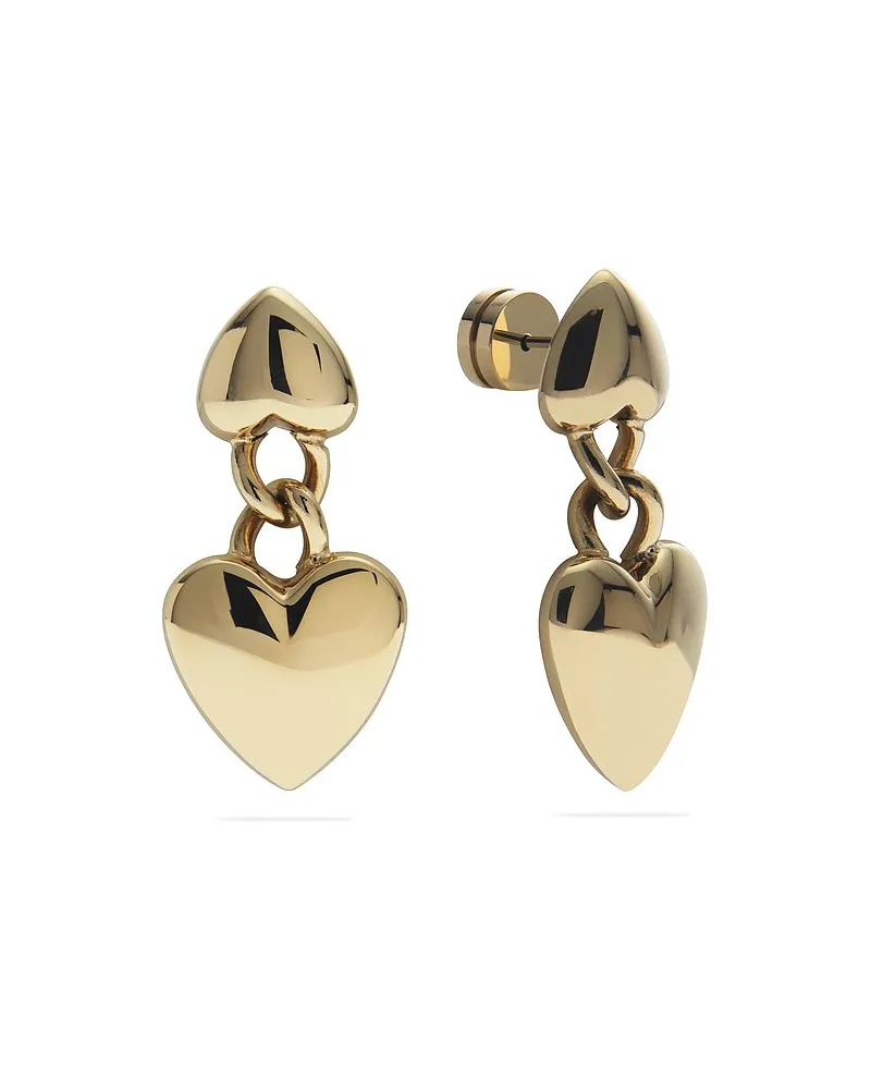 Guido Maria Kretschmer Ohrhänger PUFFY HEARTS Gelbgold