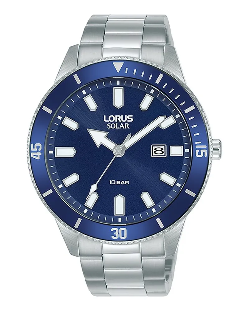 Lorus Herrenuhr Solar Silber