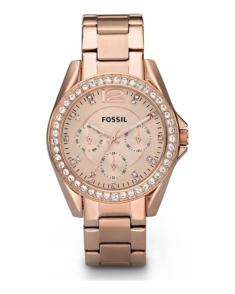 Fossil Damenuhr Riley Roségold