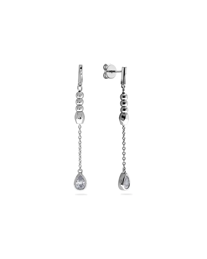 JETTE Ohrhänger DIAMOND Silber