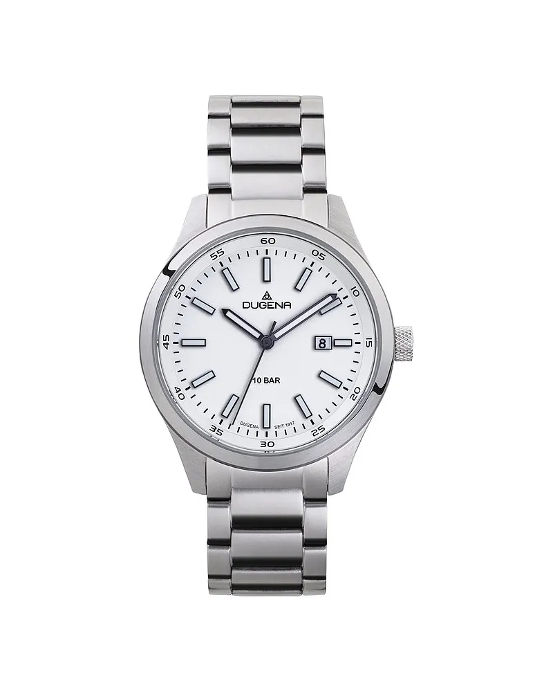 Dugena Herrenuhr Sport Line Silber