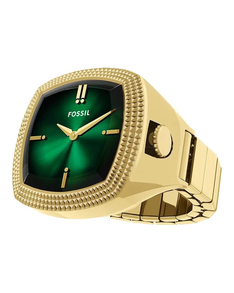 Fossil Unisexuhr Nick Jonas x Fossil Watch Ring Machine Luxe Gold