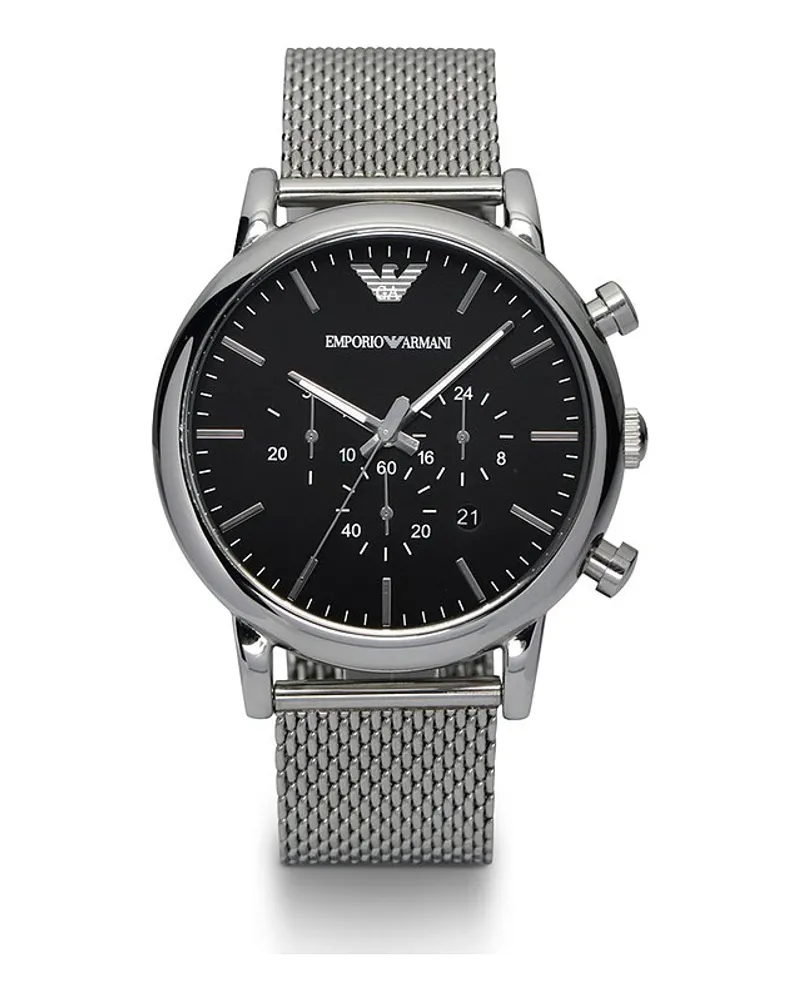 Emporio Armani Chronograph Silber