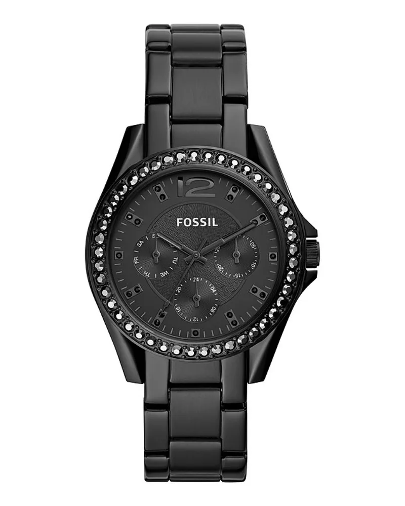 Fossil Damenuhr Riley Schwarz