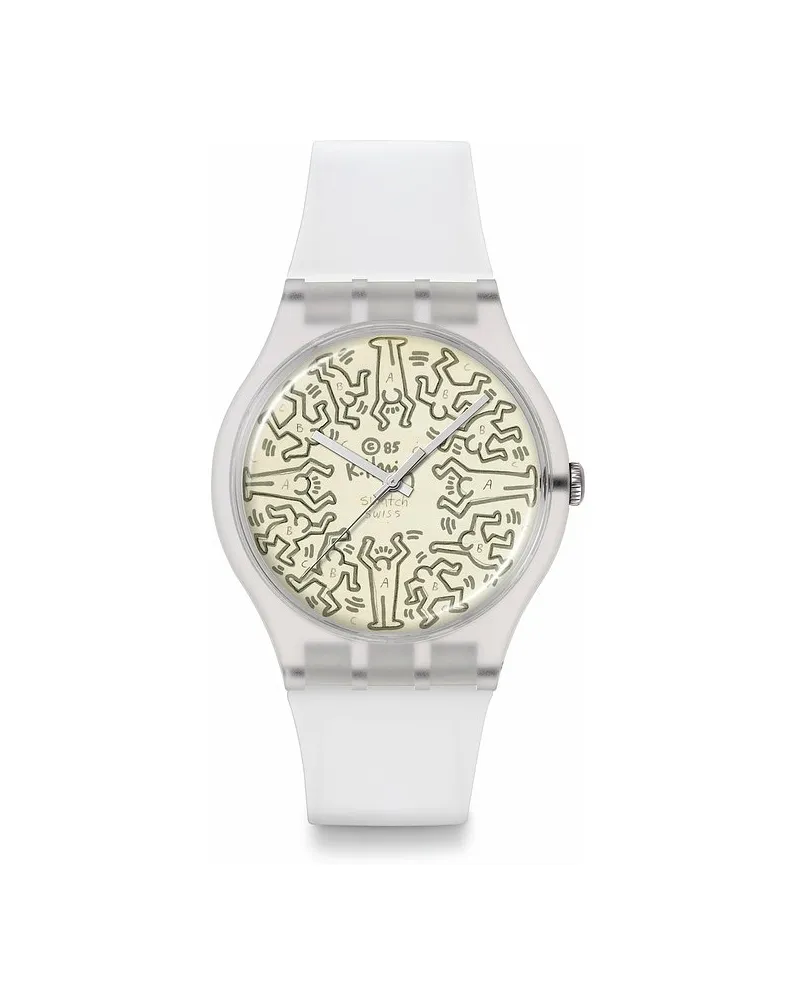 Swatch Unisexuhr 2410 SWATCH BREAK FREE Transparent