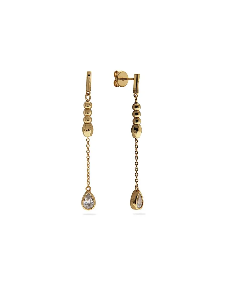 JETTE Ohrhänger DIAMOND Gelbgold