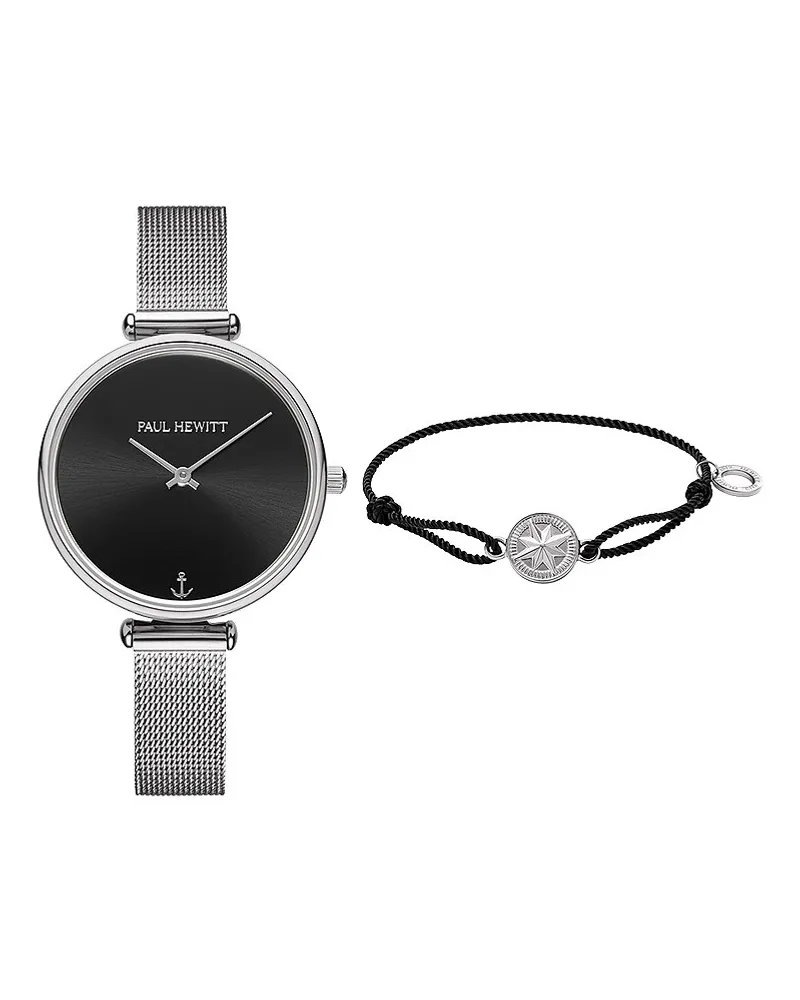 PAUL HEWITT Uhren-Set Perfect Match Silber