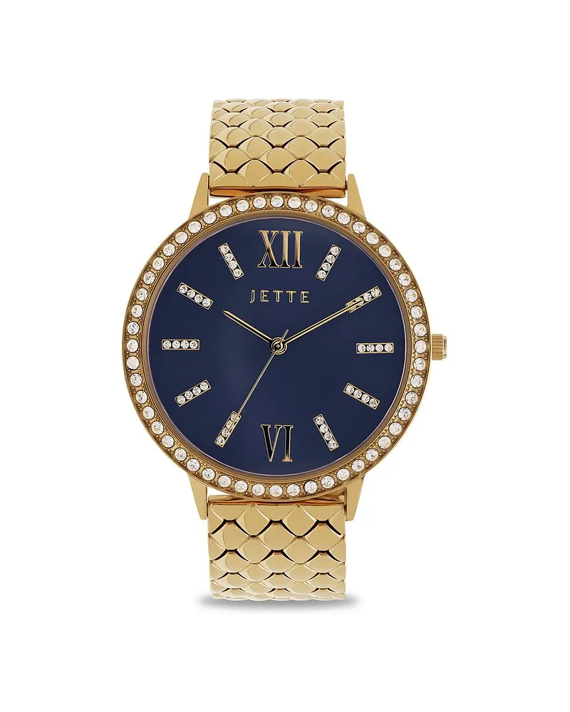 JETTE Damenuhr SNAKE Gelbgold