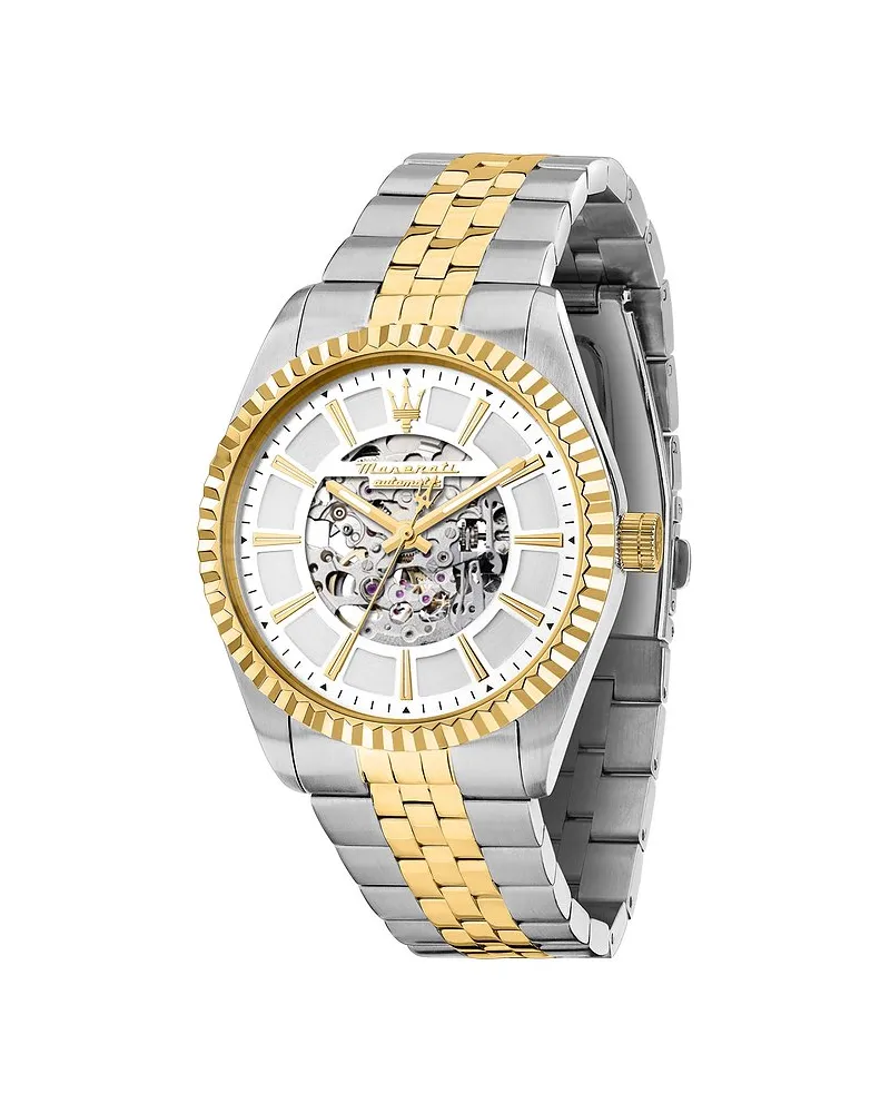 Maserati Herrenuhr Competizione Gelbgold