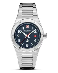 Swiss Military Herrenuhr Silber