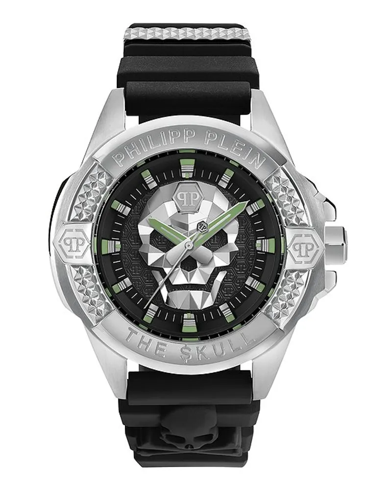 Philipp Plein Herrenuhr The Skull Silber
