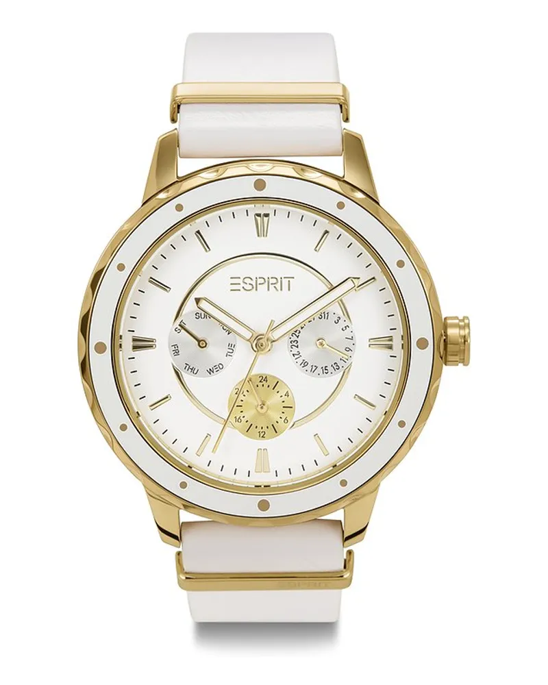 Esprit Damenuhr Brisk Gelbgold