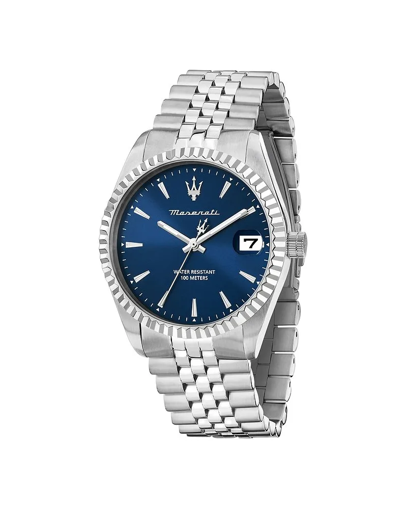 Maserati Herrenuhr Competizione Silber