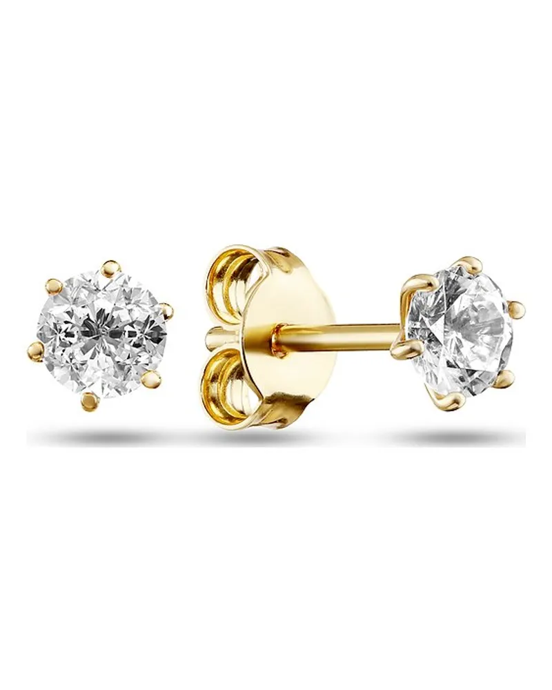 FAVS. Ohrstecker Gelbgold
