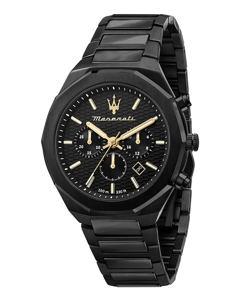 Maserati Chronograph Stile Schwarz