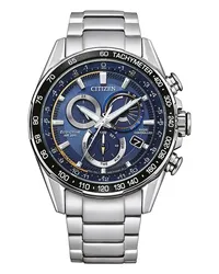 Citizen Chronograph Funkuhr Eco Drive Silber