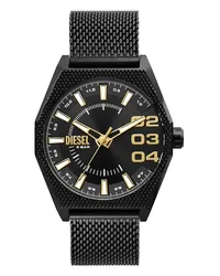 Diesel Herrenuhr SCRAPER Schwarz