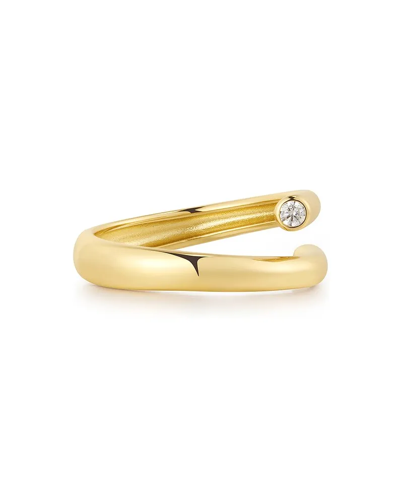 ANIA HAIE Damenring 76 - Wanderer Gelbgold
