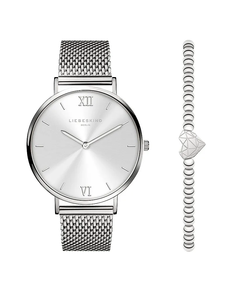 Liebeskind Uhren-Set Silber