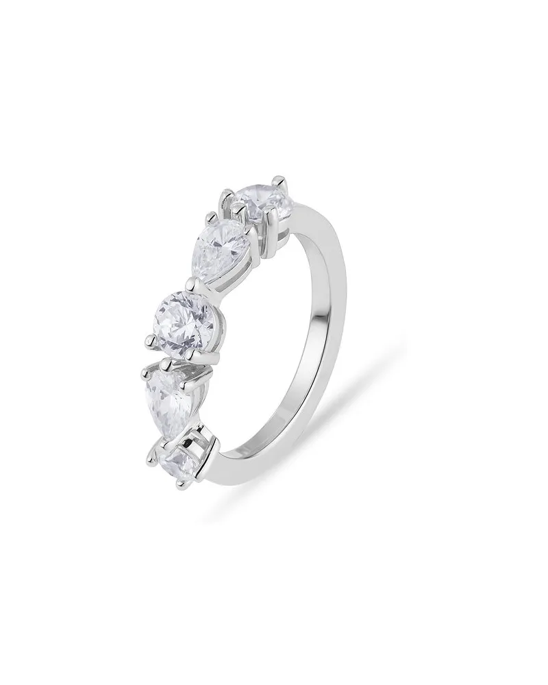 JETTE Damenring CASCADE Silber