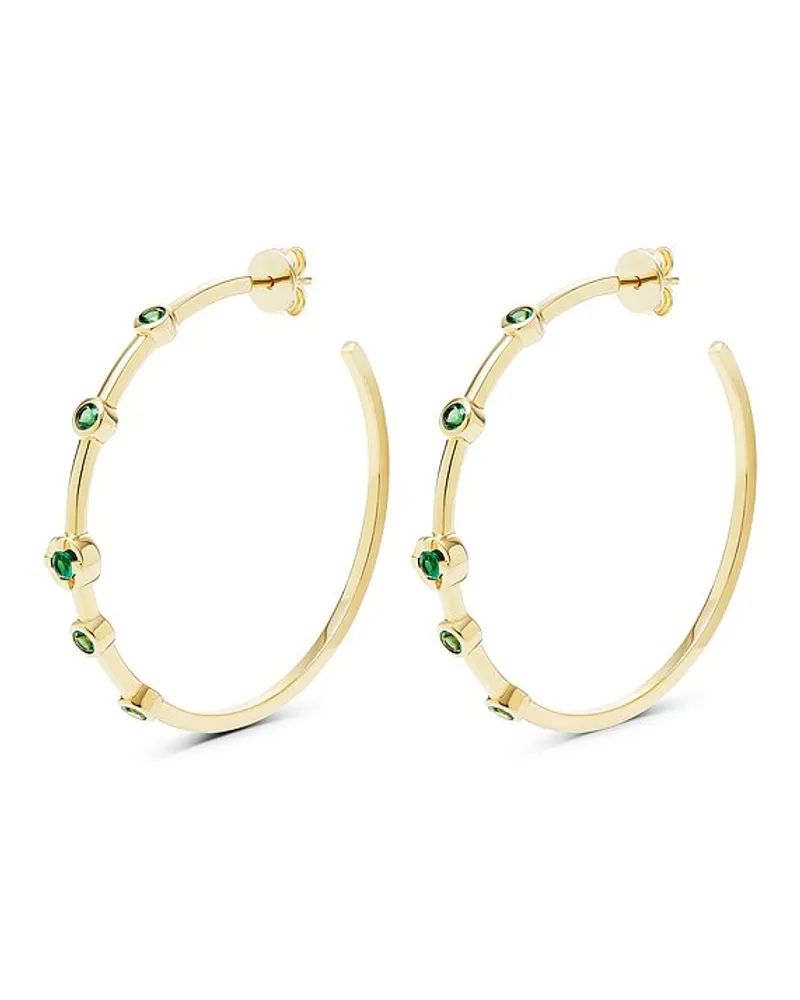 JETTE Creolen SPARKLING Gelbgold