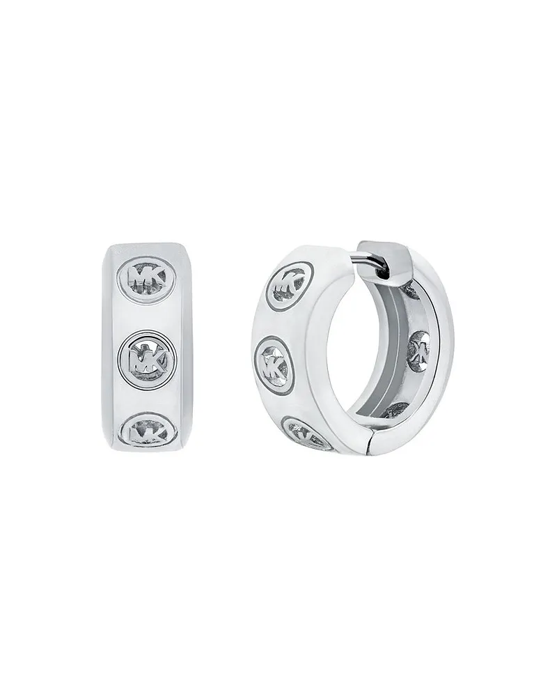 Michael Kors Creolen Kors MK Silber