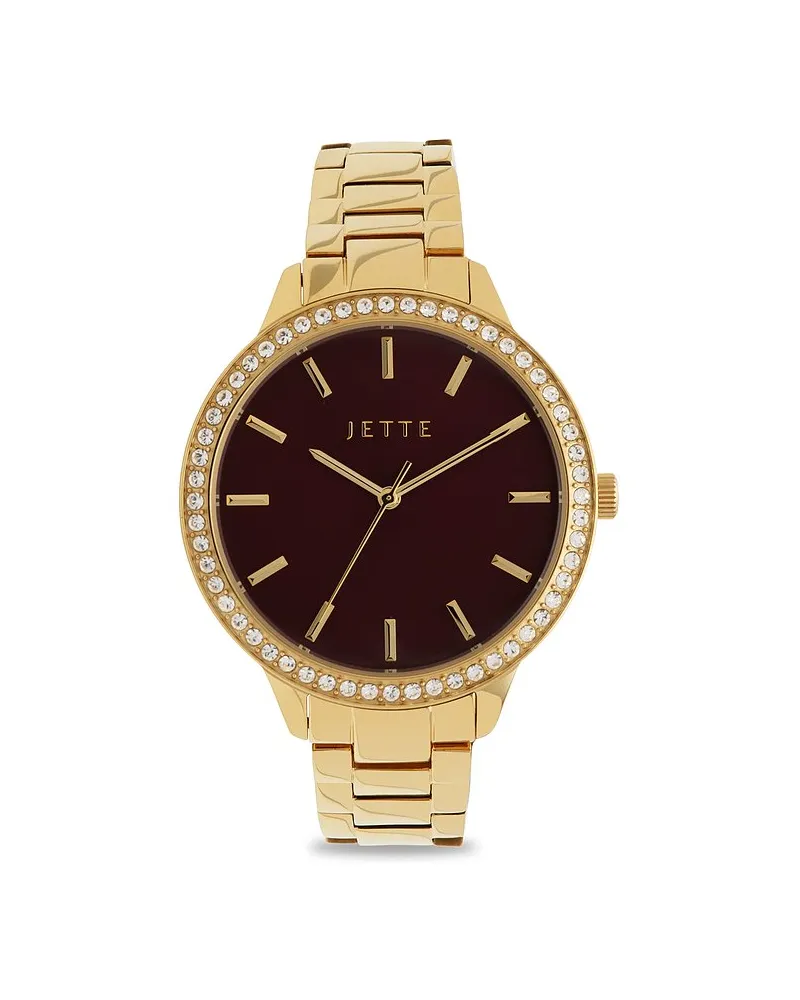 JETTE Damenuhr FANCY Gelbgold