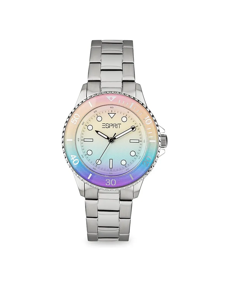 Esprit Damenuhr RAINBOW Silber