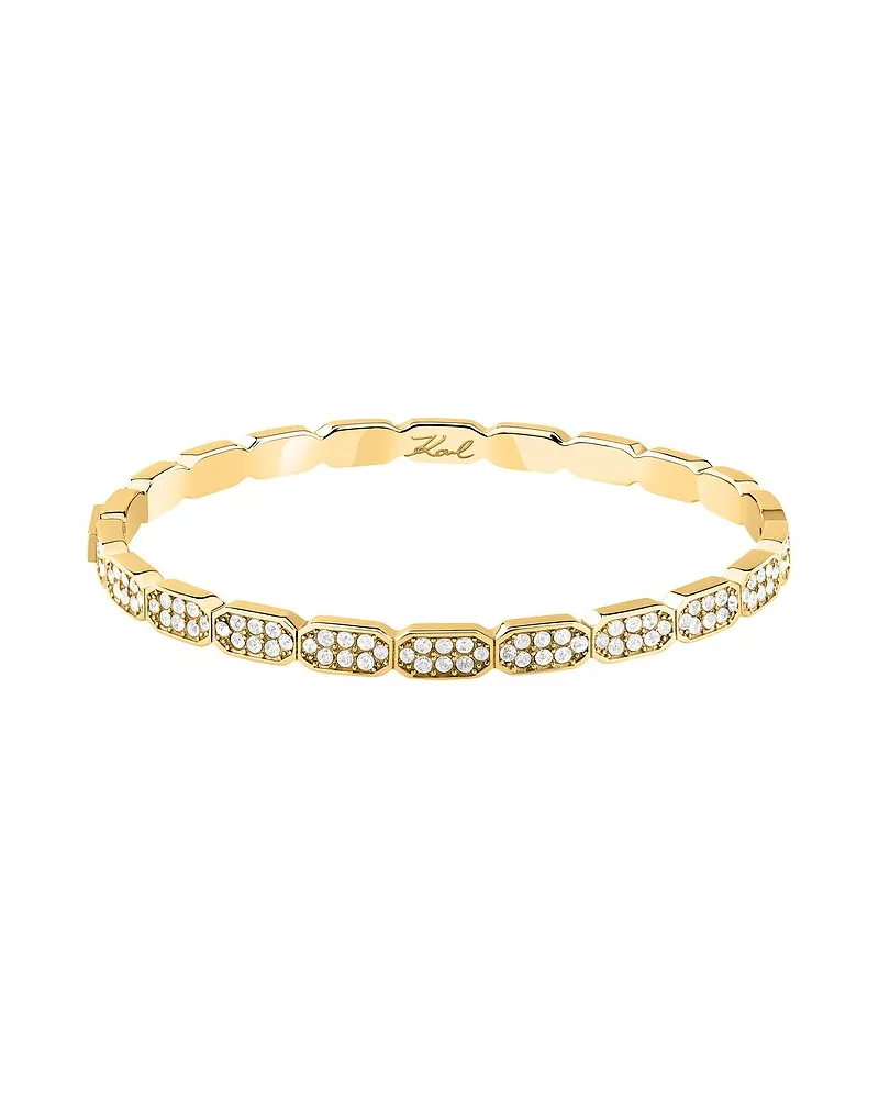 Karl Lagerfeld Armreif Crystals Gelbgold