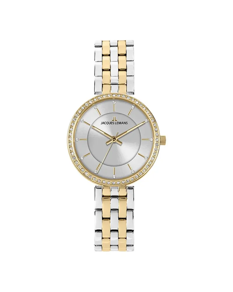 Jacques Lemans Damenuhr Elegance Bicolor
