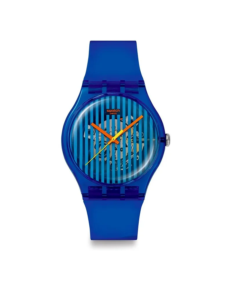 Swatch Unisexuhr 2606 SWATCH SMASH IT Blau
