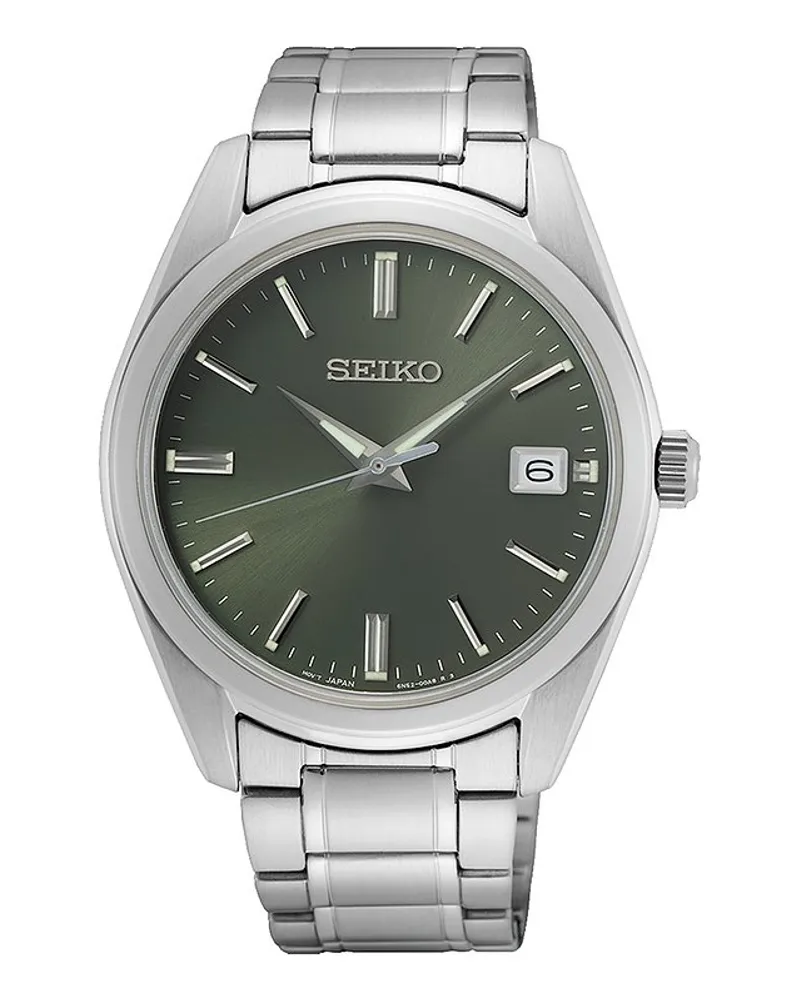 Seiko Herrenuhr Quarz Silber