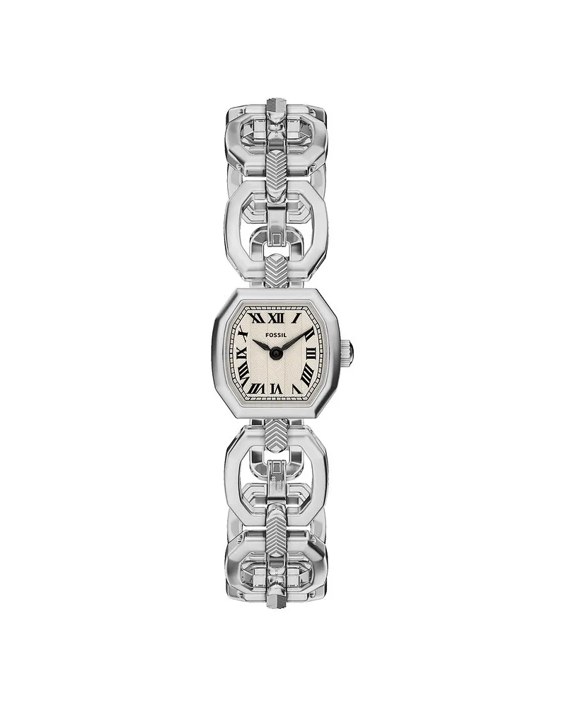 Fossil Damenuhr Harlow Silber