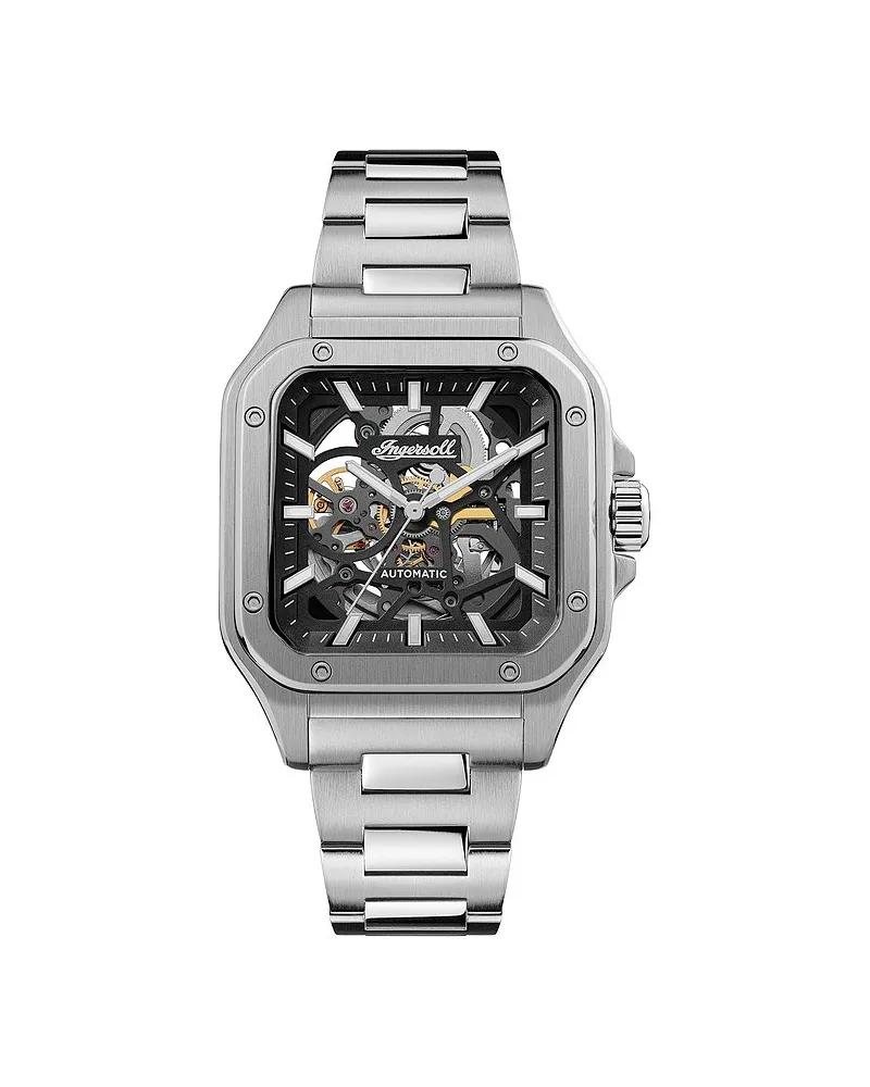 Ingersoll Herrenuhr THE OLLIE Silber