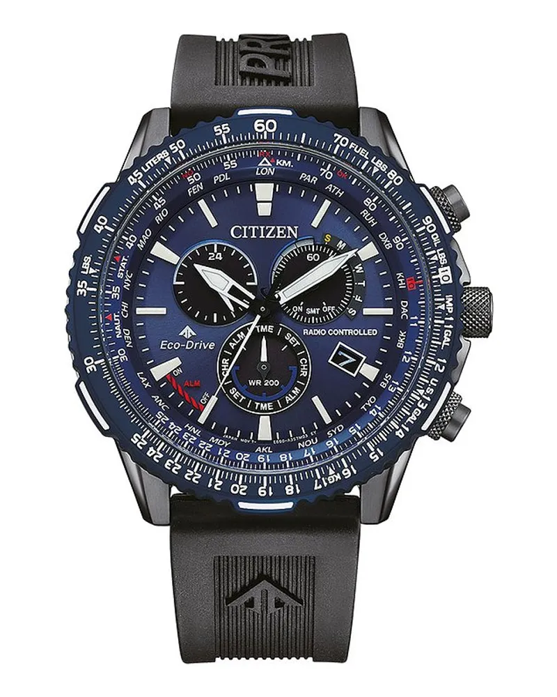 Citizen Chronograph Promaster Sky Funkuhr Eco Drive Schwarz