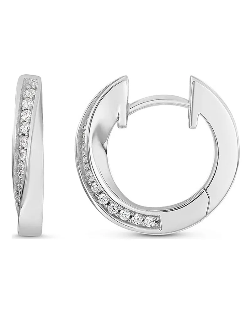 JETTE Creolen TWISTED Silber